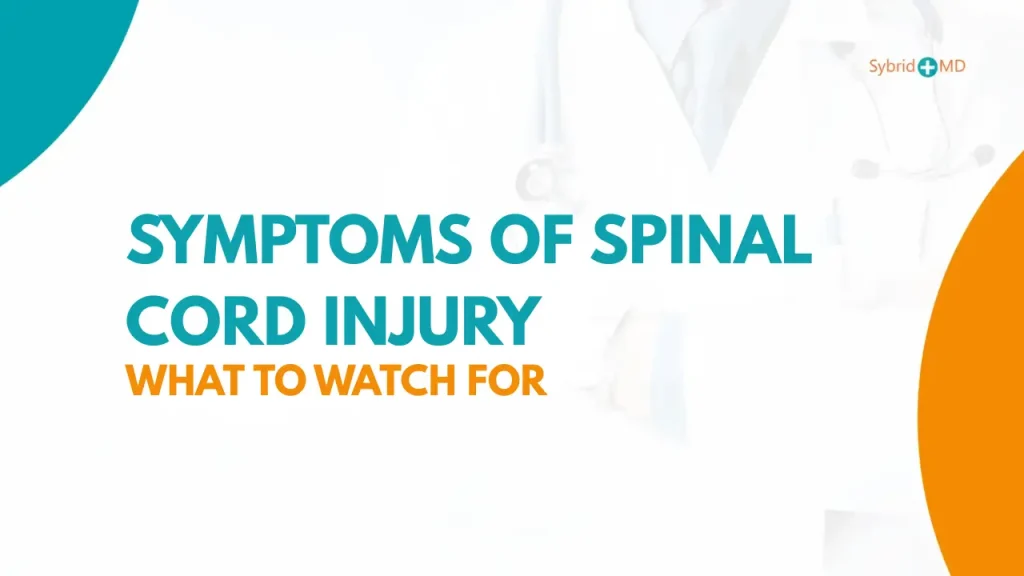 symptoms of spinal cord injury