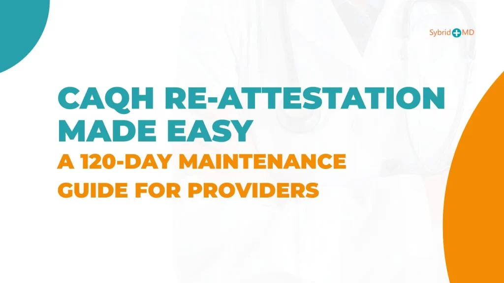 CAQH re-attestation