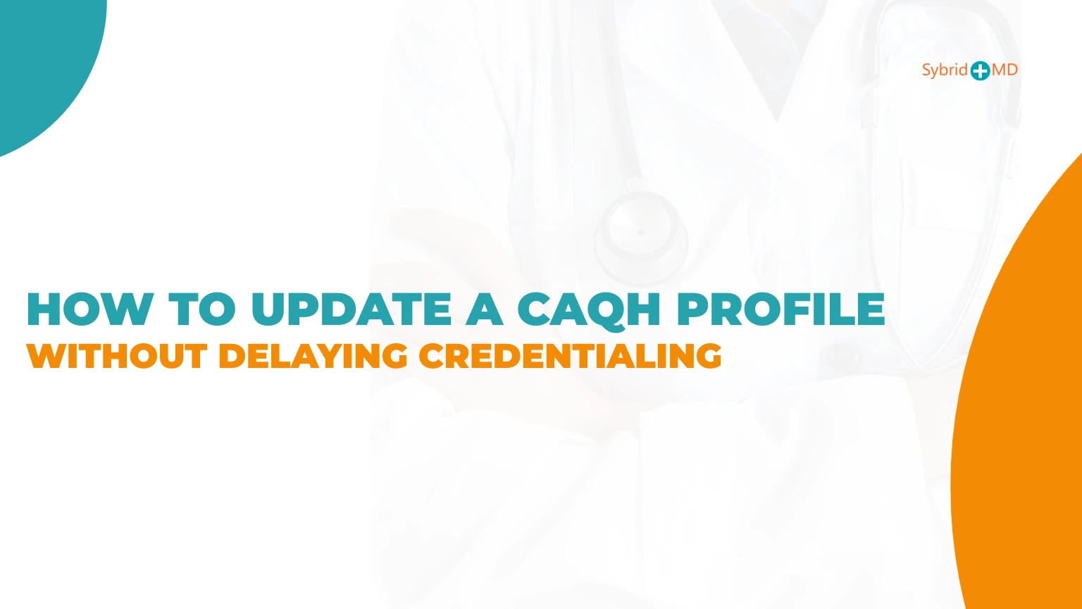 update CAQH profile