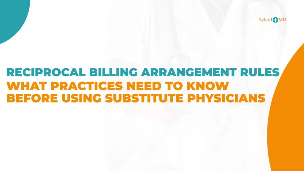 reciprocal billing arrangement