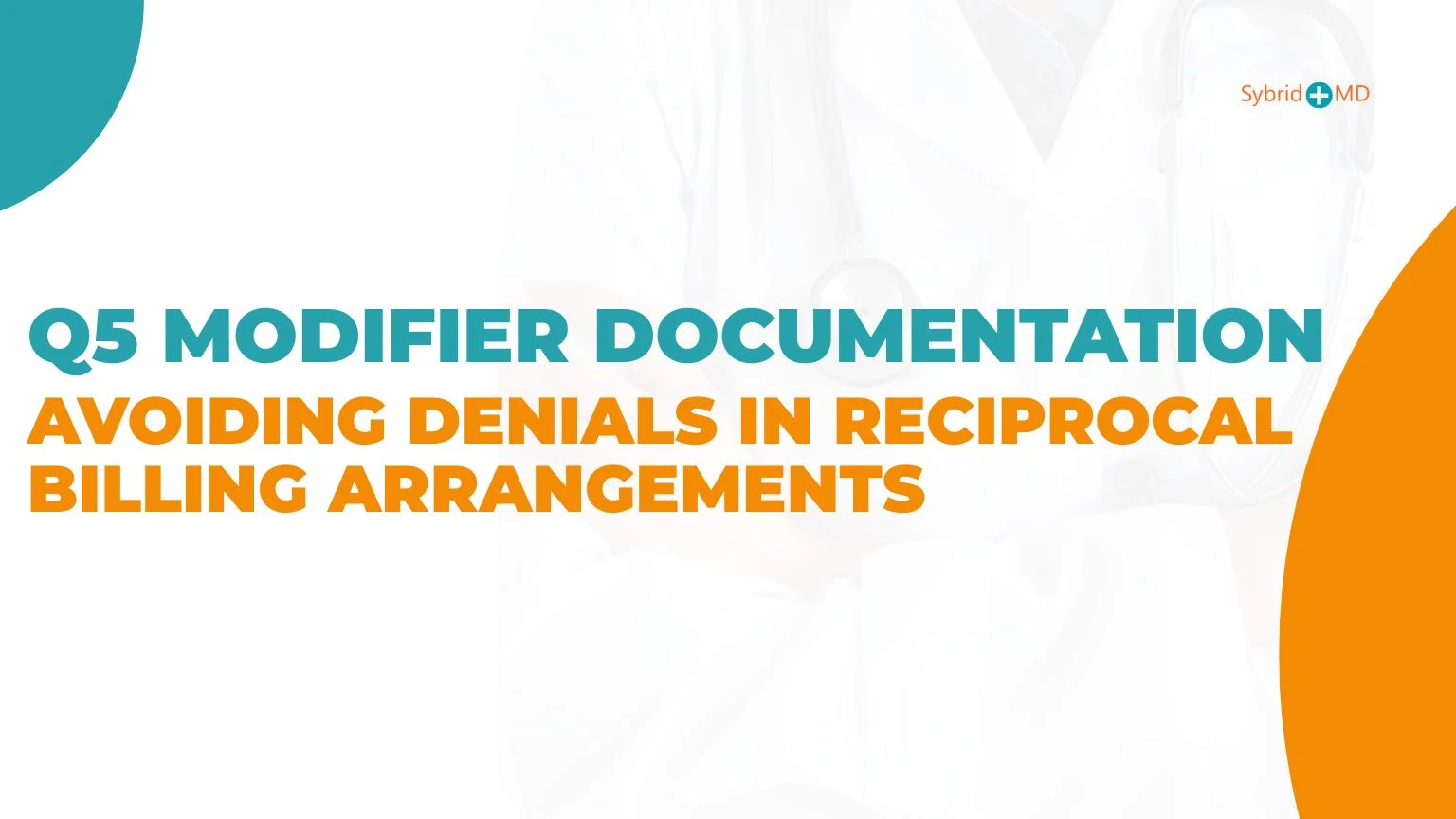 reciprocal billing arrangement Denials