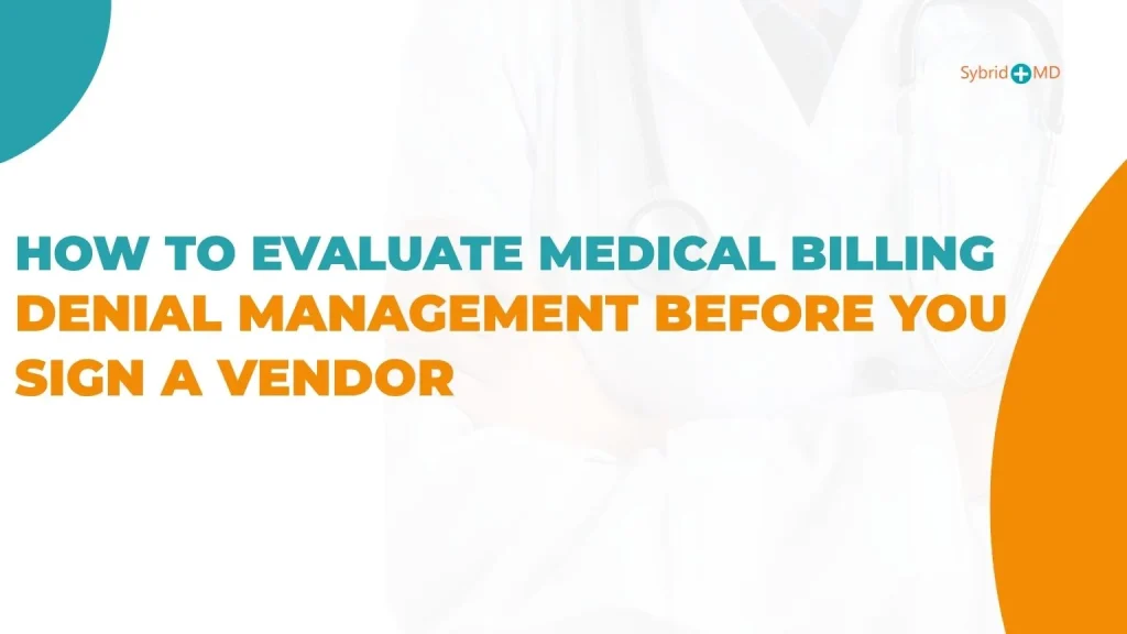 evaluate medical billing denial management
